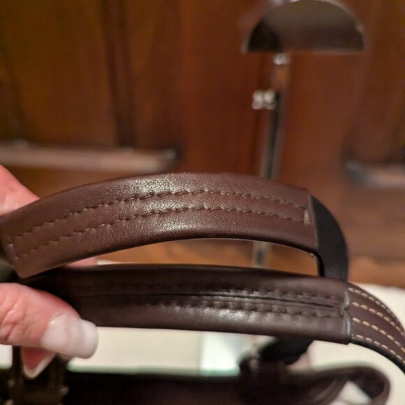 Coach Dark Brown Soho Leather Bag 8A09 - Picture 9 of 11